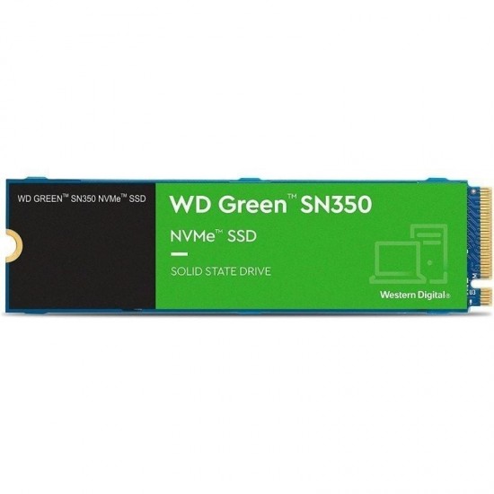 Disco ssd western digital wd green sn350 2tb/ m.2 2280 pcie gen3/ full capacity