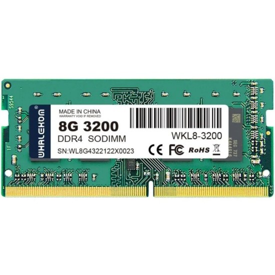 Memoria ram whalekom wk4so32 8gb/ ddr4/ 3200mhz/ 1.2v/ cl19/ sodimm Memoria ram whalekom wk4so32 8gb/ ddr4/ 3200mhz/ 1.2v/ cl19/ sodimm