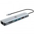 Docking USB Tipo-C Woxter PE26-181/ 1xHDMI 4K/ 2xUSB/ 1xLector de Tarjetas/ 1xRJ45/ 1xMicroUSB/ Gris