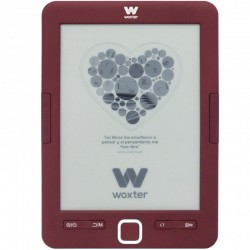 Libro Electrónico Ebook Woxter Scriba 195/ 6'/ Tinta Electrónica/ Rojo