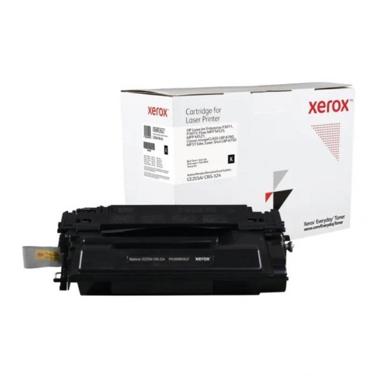 Tóner compatible xerox 006r03628 compatible con hp ce255x/crg-324ii/ 12500 páginas/ negro