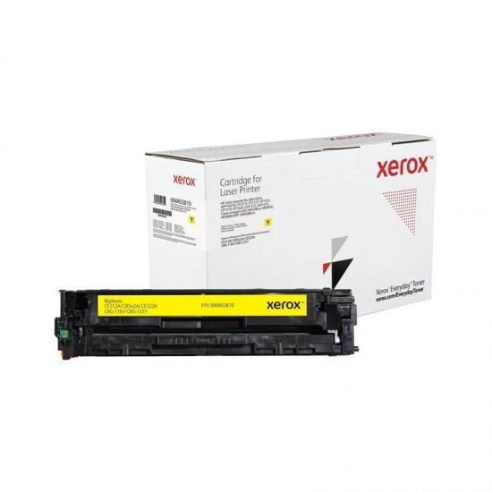 Tóner compatible xerox 006r03810 compatible con hp cf212a/cb542a/ce322a/crg-116y/crg-131y/ 1800 páginas/ amarillo