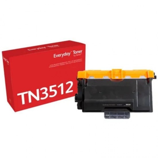 Tóner compatible xerox 006r05200 compatible con brother tn3512 alta capacidad/ 12000 páginas/ negro