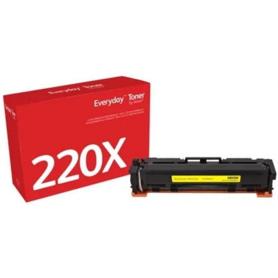 Tóner compatible xerox 006r05210 compatible con hp w2202x alta capacidad/ 5500 páginas/ amarillo