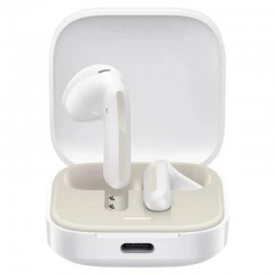 Auriculares Bluetooth Xiaomi Redmi Buds 6 Active con estuche de carga/ Autonomía 6h/ Blancos Auriculares Bluetooth Xiaomi Redmi Buds 6 Active con estuche de carga/ Autonomía 6h/ Blancos