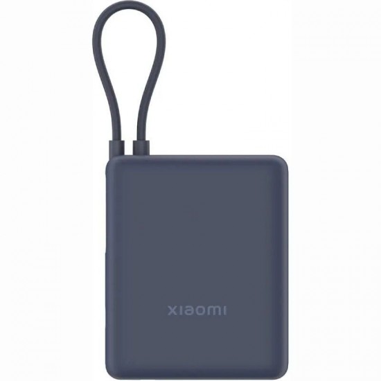 Powerbank 10000mah xiaomi 33w power bank integrated cable/ 33w/ azul/ incluye cable usb tipo-c