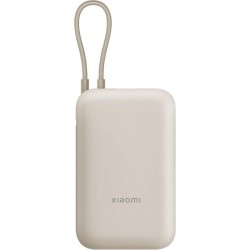 Powerbank 20000mAh Xiaomi 33W Power Bank Integrated Cable/ 33W/ Beige/ Incluye Cable USB Tipo-C