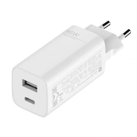 Cargador de pared gan xiaomi mi 65w fast charger 1xusb tipo-c/ 1xusb a/ 65w Cargador de pared gan xiaomi mi 65w fast charger 1xusb tipo-c/ 1xusb a/ 65w
