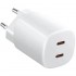 Cargador de Pared Xiaomi 45W Nano Turbo Charging Power Adapter/ 2xUSB Tipo-C/ 45W