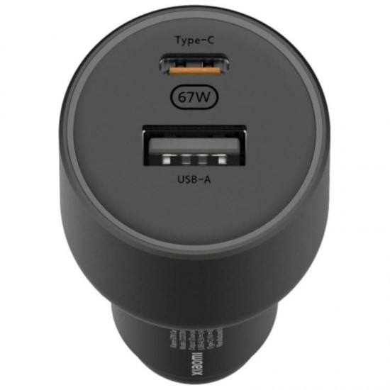Cargador de coche xiaomi 67w usb-a tipo-c/ 1xusb-a/ 1xusb tipo-c/ 67w