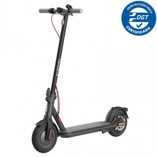 Patinete eléctrico xiaomi electric scooter 4/ motor 600w/ ruedas 10'/ 25km/h/ autonomía 35km/ negro