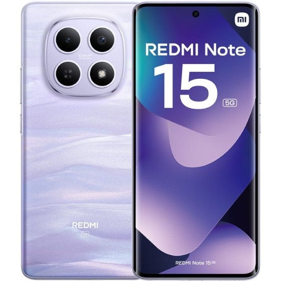 Smartphone xiaomi redmi note 15 6gb/ 128gb/ 6.77'/ 5g/ púrpura Smartphone xiaomi redmi note 15 6gb/ 128gb/ 6.77'/ 5g/ púrpura