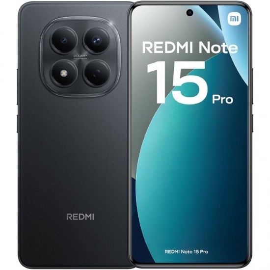 Smartphone xiaomi redmi note 15 pro 12gb/ 512gb/ 6.83'/ negro